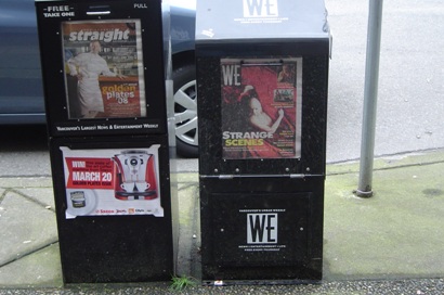 vancuver newspapers, vancouver newspaper, newspapers, newspaper box,